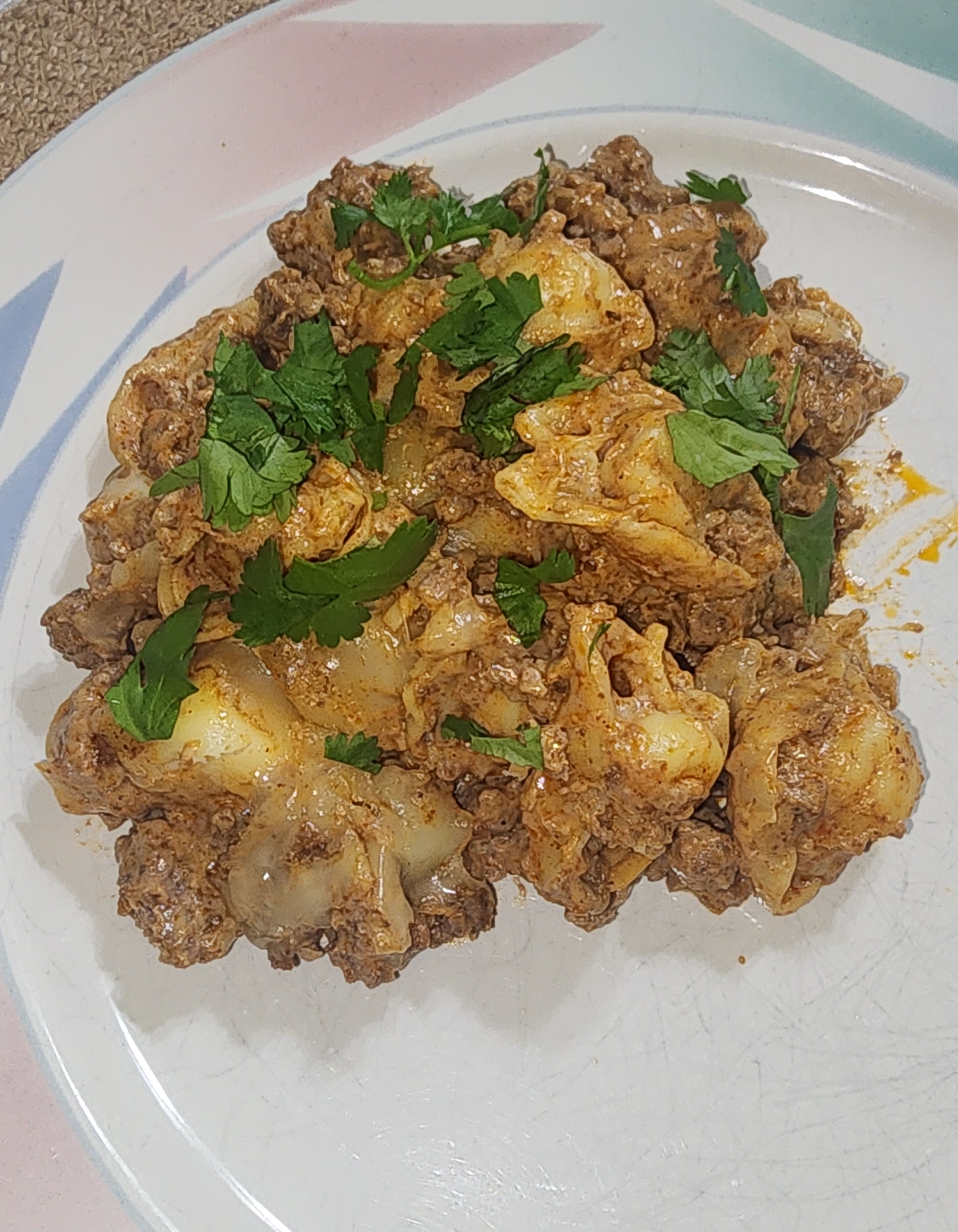 Cheesy Beef Enchilada Tortellini | Mike Tries a New Recipe